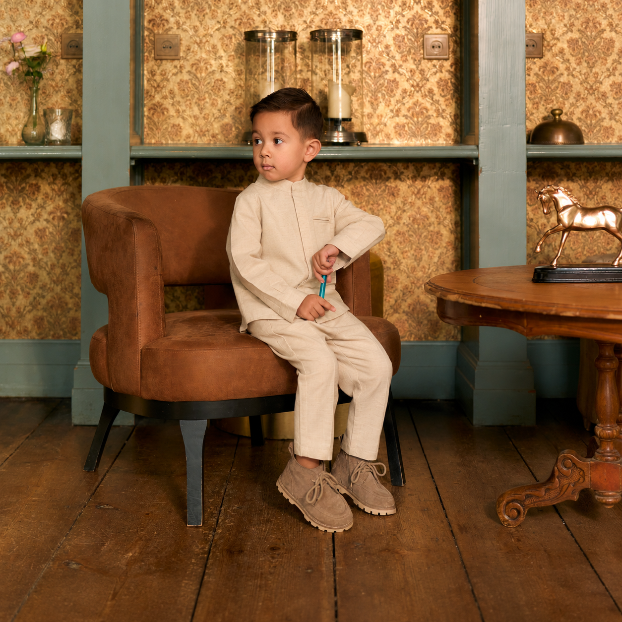 Laurence Classic Linen Trousers